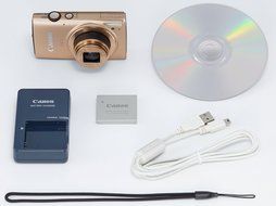 Canon Digital Camera IXY 610F 10x optical zoom IXY610F (Gold) - International Version