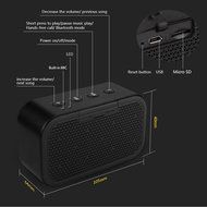 MIFA M1 Portable Bluetooth Speaker and Built-in Microphone Stereo Rock Sound N2