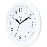 Wall Clock,10" White,Analog