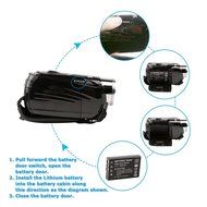 inkint Night Vision Video Camera HD 1920x1080P Digital Video Camera TFT-LCD Touch Screen Camcorder Remote Control... N6