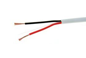 Five Star Cable 16 AWG 2C Bare Copper Speaker Cable, 500 Feet (152.4 Meters) - White
