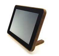 Eleduino Raspberry Pi Official 7&quot; Touchscreen Display Bamboo Case+Raspberry pi 3 Multicolor... N2