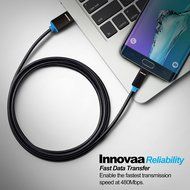 INNOVAA Premium Micro USB 2.0 High-Speed Cable - 6 Feet ( Compatible with most Android Device) N5