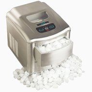 Whynter T-2M SNO Portable Ice Maker, Stainless Steel Brushed Nickel Finish