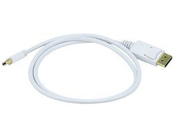 Monoprice 3ft 32AWG Mini DisplayPort to DisplayPort Cable - White