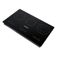Windmax 29.5" Black Glass Plate 3 Burners Induction Hob Triple Stove Cooktop N3