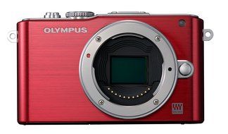 OLYMPUS mirror interchangeable lens PEN Lite E-PL3 body Red E-PL3 BODY RED - International Version (No Warranty) N2