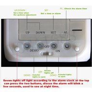 Yosa LED Colorful flash Touch lights princess Doll Clock toys alarm clock toys Dolls Accessories(L style) N4