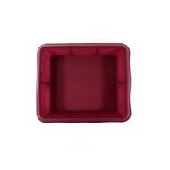 2 Silicone Square Lasagne Cake Pan - Color Red or Red Wine + Free Tupperware Bell Tumbler 2pcs N5