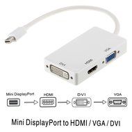 Leedemore Mini Display Port Adapter 3 in 1 Thunderbolt Mini DisplayPort to HDMI/DVI/VGA Adapter M/F Converter...