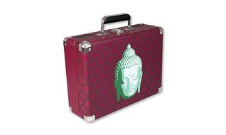 Vinyl Styl Groove Portable 3 Speed Turntable (Buddha Design) N6