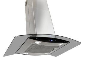 FIREBIRD New 36" European Style Island Mount Stainless Steel Range Hood Vent W/Both Side Accessible Touch Sensor... N2