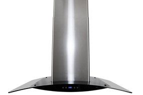 FIREBIRD New 36" European Style Island Mount Stainless Steel Range Hood Vent W/Both Side Accessible Touch Sensor... N3
