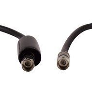 FOWOD RG6 TV Black Coaxial Cable, 100 Feet, with F-Male Connectors, Double Shielded, High Performance, Indoor... N3