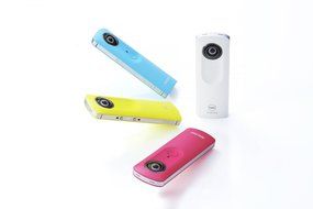RICOH digital camera RICOH THETA m15 yellow 360 &Acirc;&deg; all the celestial sphere image shooting device 0910702 N2