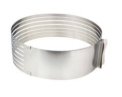 Topmall Adjustable Cake Mould Layered Cake Mould Round Scalable Mould Expandable Mousse Ring 6&quot;-8&quot;