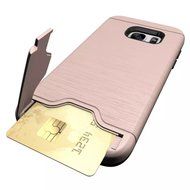 TYoung Soft TPU Brushed Skin Full Around Silicone Armor Case Shockproof Cover with Stand Support and Card Slot... N5