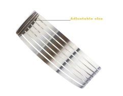 Topmall Adjustable Cake Mould Layered Cake Mould Round Scalable Mould Expandable Mousse Ring 6&quot;-8&quot; N2