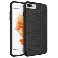 iPhone 7 Plus Case,iPhone 7 Plus Hybrid Case,MT Mall Hybrid Slim Fit Dual Layer Hybrid Case Brushed Metal Design... N9