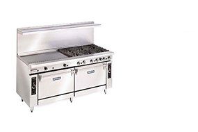 Imperial Commercial Restaurant Range 72" With 12 Burners 2 Standard Ovens Propane Model Ir-12