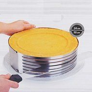 QINF Flexible Round Baking Mold, Metal Diameter 26-30cm Height 9cm N4
