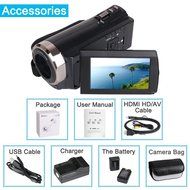 Video Camcorders, Besteker Portable Digital Video Camera Max 20.0 MP 1080P Camcorder HD Support WIFI and IR 3.0... N2