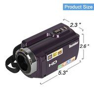 Video Camcorders, Besteker Portable Digital Video Camera Max 20.0 MP 1080P Camcorder HD Support WIFI and IR 3.0... N3