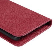 Badalink Galaxy S7 Wallet Case Wood Texture Premuim PU Leather Case Slim Fit Flip Folio Kickstand Case with Card... N19