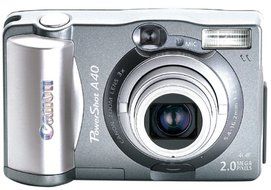 Canon PowerShot A40 2MP Digital Camera w/ 3x Optical Zoom N2