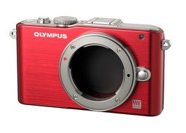 OLYMPUS mirror interchangeable lens PEN Lite E-PL3 body Red E-PL3 BODY RED - International Version (No Warranty) N4