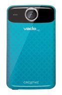 VADO VF0624 3G Camcorder with 2x Optical Zoom and 2-inch LCD Screen - CYAN N6
