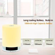 KoTeel LED Bluetooth Speaker, All-in-one Portable Wireless Bluetooth Speakers with LED Table Lamp, Alarm Clock... N4