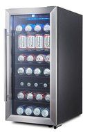 Phiestina PH-CBR100 106 Can Beverage Cooler Stainless Steel Door with Handle N2