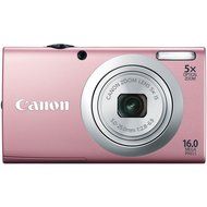 Canon PowerShot A2400 IS 16.0 MP Digital Camera with 5x Optical Image Stabilized Zoom 28mm Wide-Angle Lens with... N12