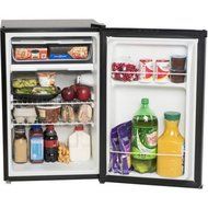 Arctic King Stainless Steel 2.6-Cu. Ft. 1-Door Refrigerator Energy-Efficient Separate Freezer Compartment Adjustable... N3