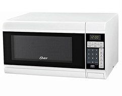 OSTER OGT3901 0.9 Cube Microwave Oven, White