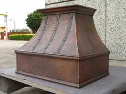 MCM3 Wall Mounted Copper Range Hood 36" L x 24" W (front to back) x 30"H N4