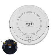 AGDA&reg;Robot Vacuum Cleaner Smart Automatic Mop Dual Brush Remote Control white N4