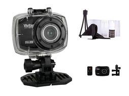 Vivitar Black DVR787HD 12.1MP Action Full HD Camcorder with Remote Control, Waterproof Case, ATV/Bike Mount, Helmet...