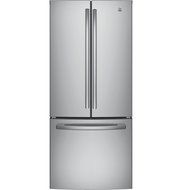 GE GNE21FSKSS 30" Energy Star Qualified French-Door Refrigerator with 20.8 Cu. Ft. Capacity, in Stainless Steel