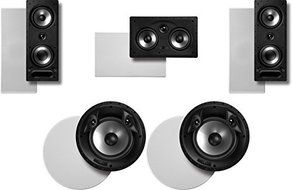 Polk Audio Surround System: Pair of 265-rt, 1 255c-rt In-wall, Pair of 80F/Xrt