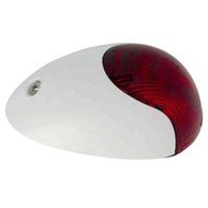 Attwood 2-Mile Vertical Mount, Red Sidelight - 12V - White Plastic Housing consumer electronics