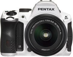 Pentax K-30 16 MP CMOS Digital SLR 18-55 WR Lens Kit Crystal White
