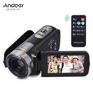 Andoer HDV-302S 3.0 Inch LCD Screen Full HD 1080P 30FPS 20MP 16X Digital Zoom Anti-shake Digital Video DV Remote...