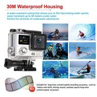 Andoer 2 Inch Dual Screen LCD Ultra HD Wifi Sports Action Camera 4K 15fps 1080P 60fps 12MP 170&deg; Wide-angle for...