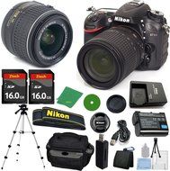 Nikon D7100 Digital SLR - International Version (No Warranty), 18-55mm f/3.5-5.6 DX VR, 2pcs 16GB ZeeTech Memory...