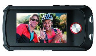 Sony Bloggie Sport (MHSTS22) Waterproof Video Camera with 4x Digital Zoom and 2.7-Inch Touchscreen LCD (Red) (... N7
