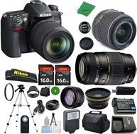 Nikon D7000 DX-Format CMOS DSLR Digital Camera Body, NIKKOR 18-55mm f/3.5-5.6 AF-S DX VR, Tamron 70-300mm DI LD...