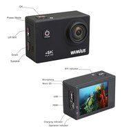 WiMiUS 4K Wifi Waterproof Action Camera With HD 16 MP,170&deg; Wide Angle, 2.0 Inch LCD Screen+900mAH Batteries(2... N4