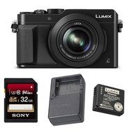 Panasonic LUMIX LX100 4K &amp; Leica Lens (Black) with Panasonic DMW-ZSTRV Travel Pack Battery &amp; Charger